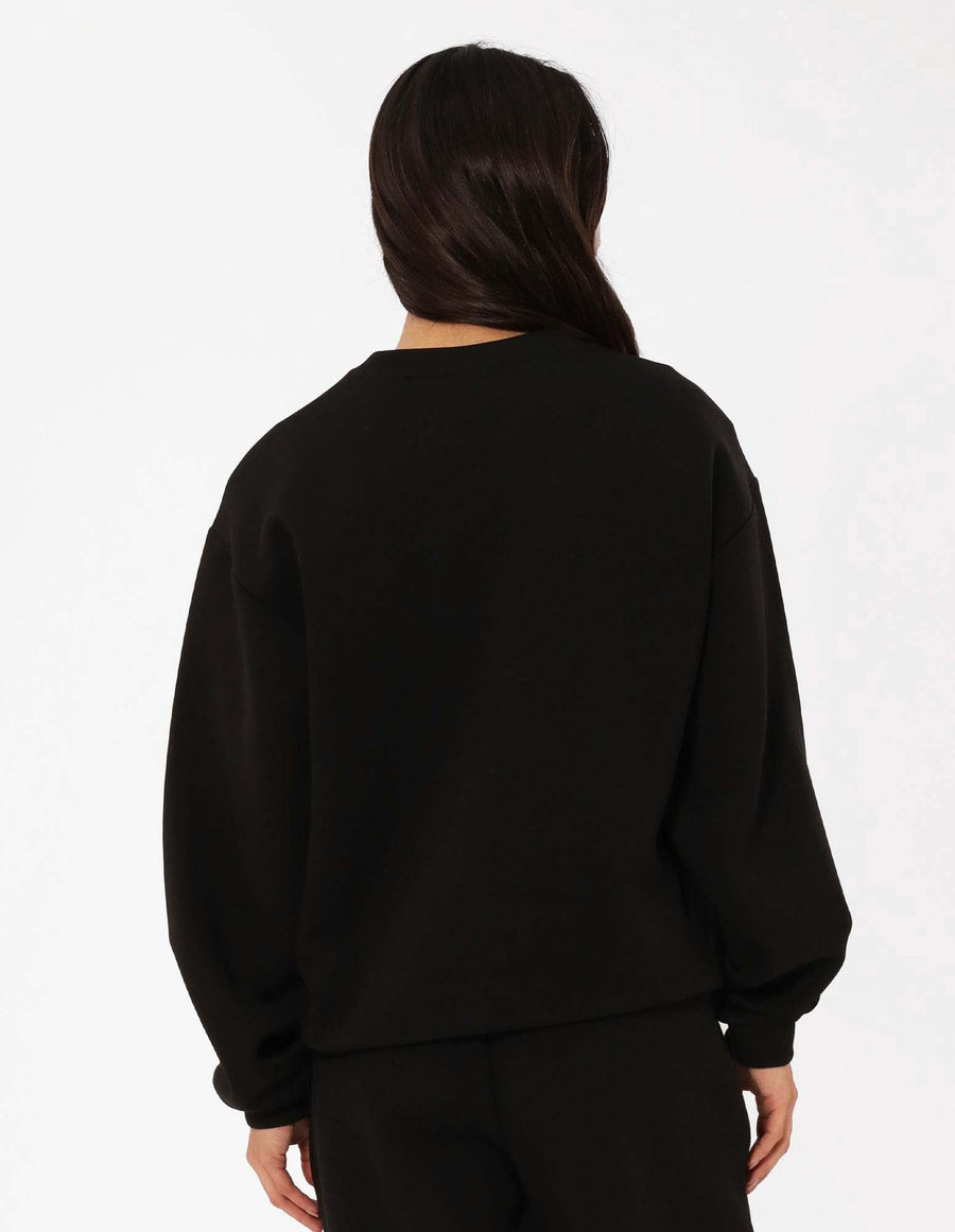 Russell Athletic Australia Women's R Tech Leisure Crew - Black True Since 1902