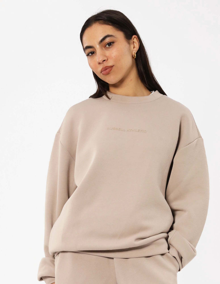 Russell Athletic Australia Women's R Tech Leisure Crew - String True Since 1902