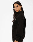 Women's R Tech Leisure Quarter Zip - Black