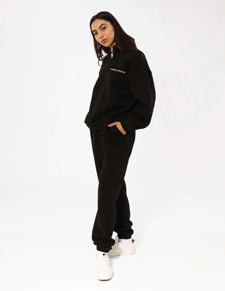 Women's R Tech Leisure Quarter Zip - Black