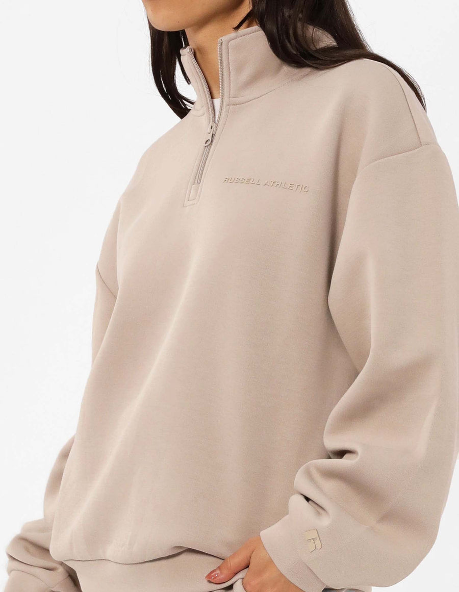 Women's R Tech Leisure Quarter Zip - String