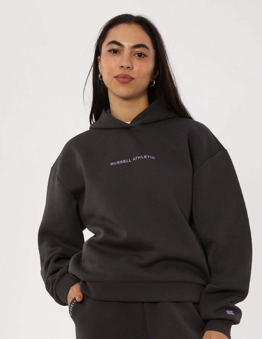 Women's R Tech Leisure Hoodie - Dark Grey