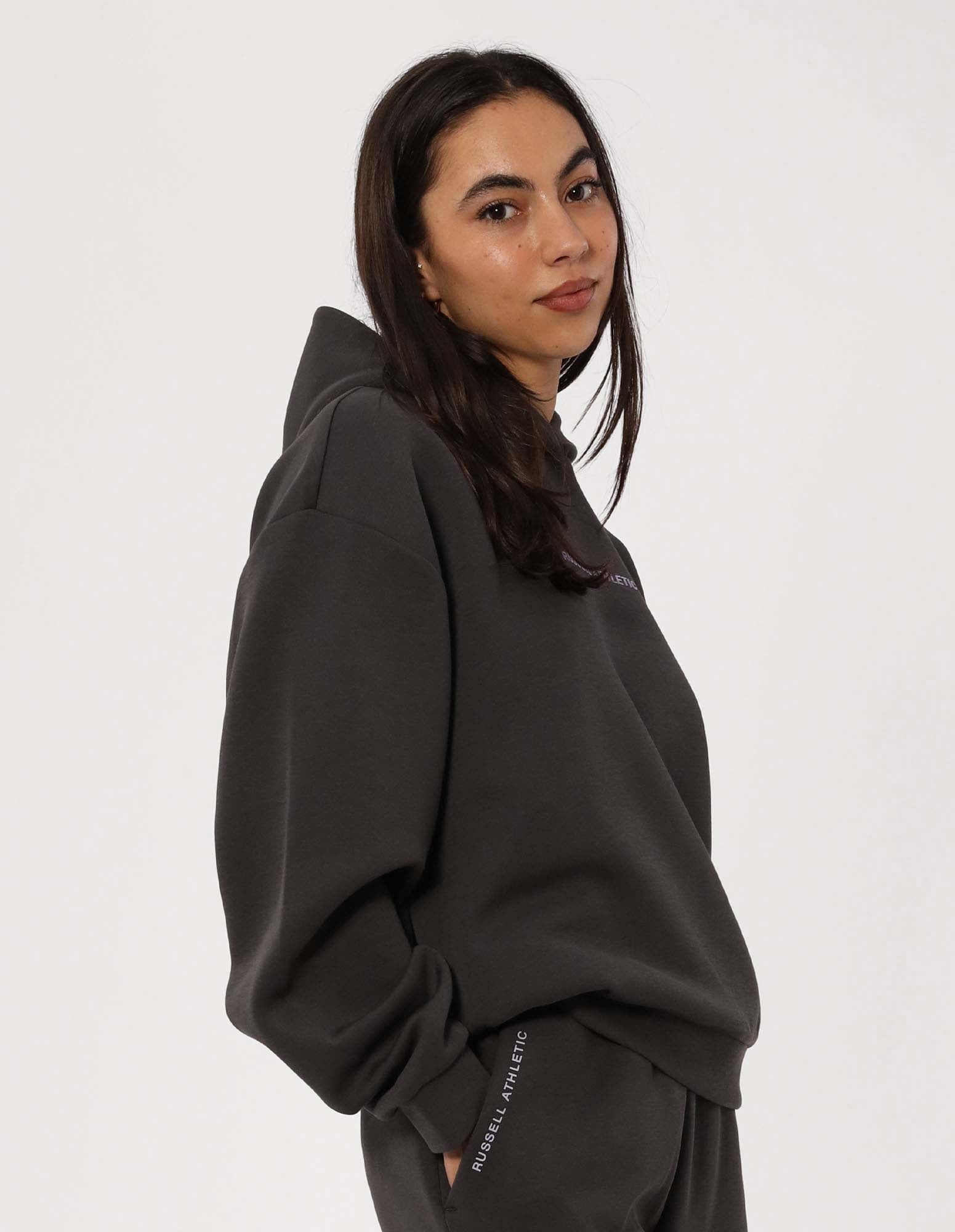 Women's R Tech Leisure Hoodie - Dark Grey