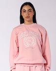 Russell Athletic Australia Women's Varisty Terry Crew - Quartz Pink True Since 1902