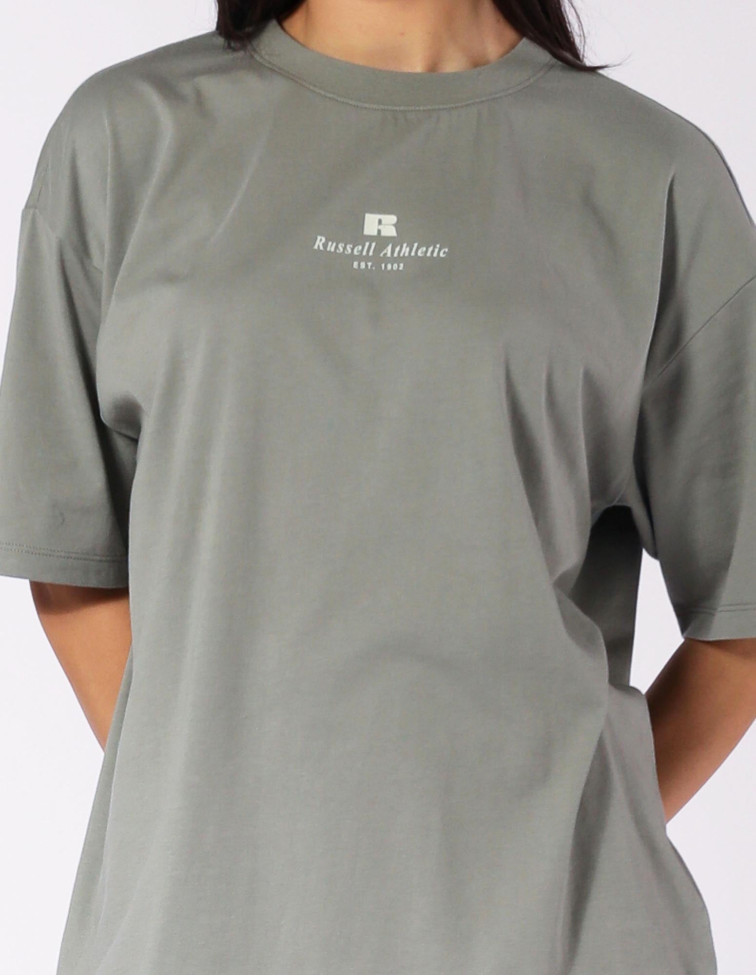 Russell Athletic Australia Women's R Logo Tee - Shadow Green True Since 1902