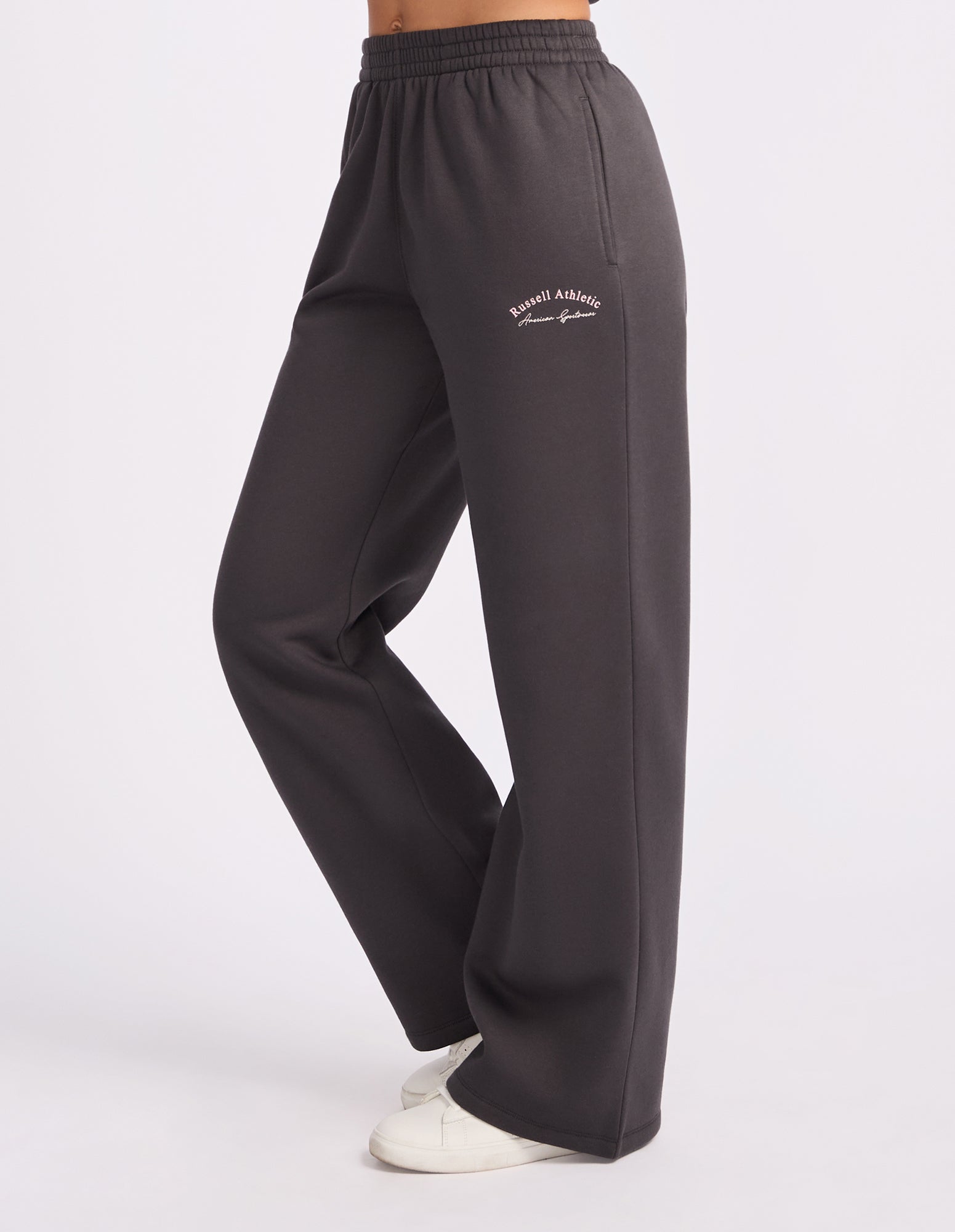 Wide Leg Women's Track pant - Dark Grey