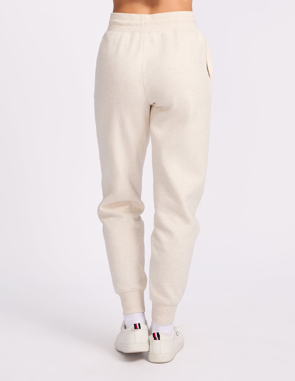 May Cuff Womens Trackpant - Oat Marle