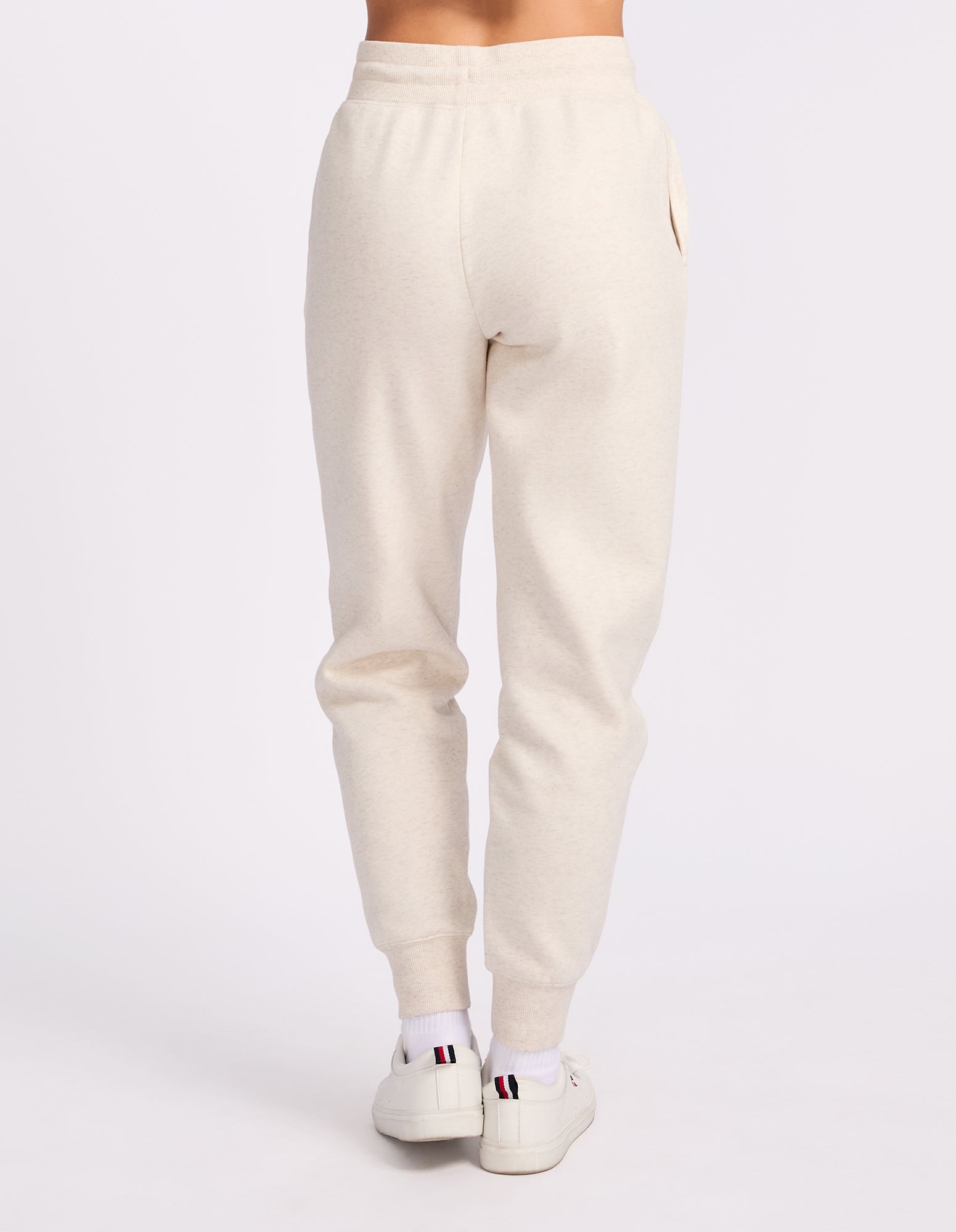May Cuff Womens Trackpant - Oat Marle