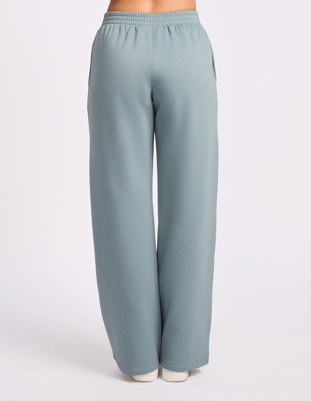 Lexington Wide Leg Womens Trackpants - Foam Green