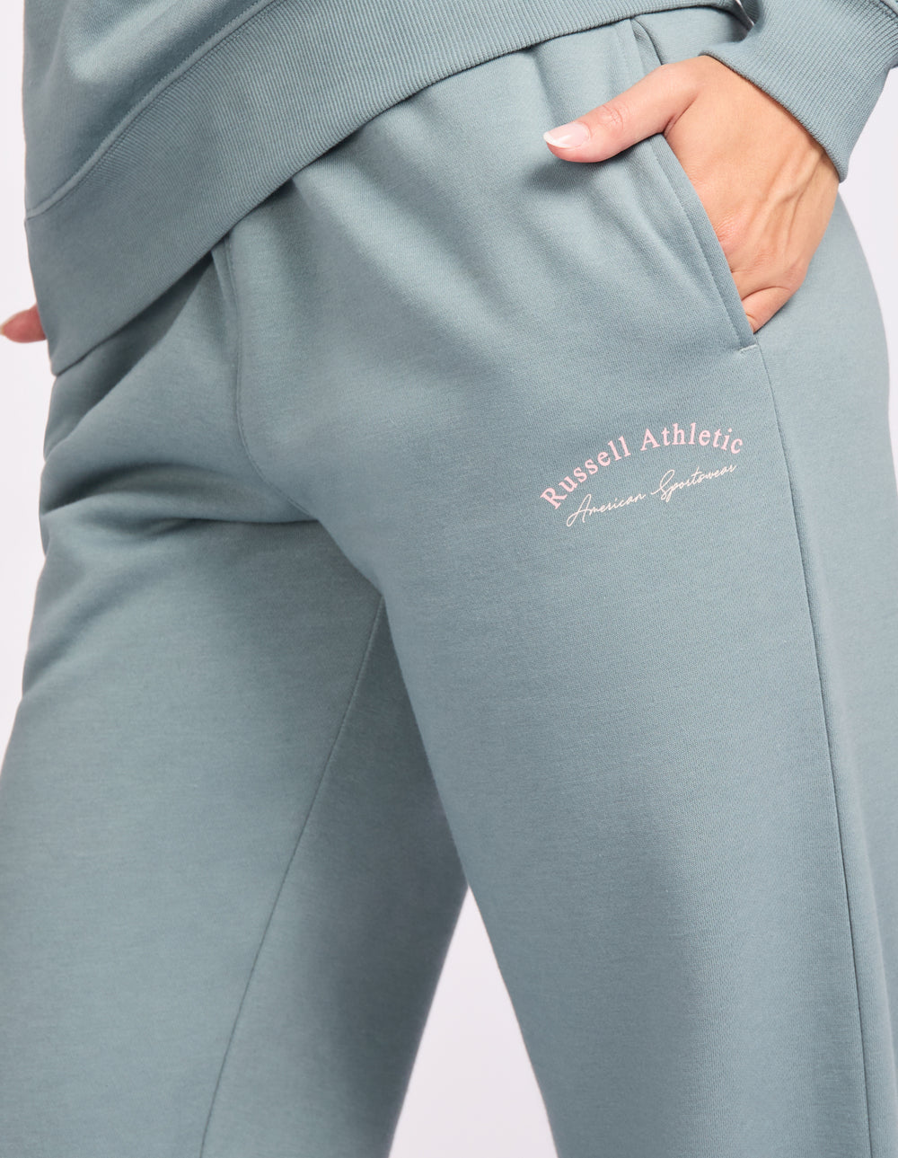Lexington Wide Leg Womens Trackpants - Foam Green