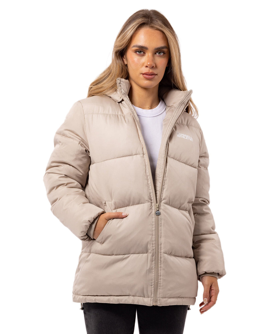 Russell Athletic Australia Women's Tribecca Puffer Jacket - Birch True Since 1902
