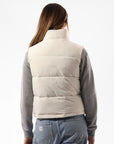 Women's Belle Puffer Vest - Soy - Image 