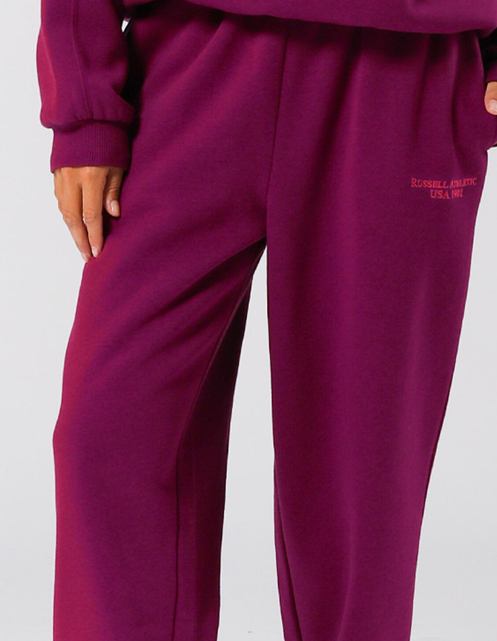 Russell Athletic Australia USA Womens Trackpant- Magenta Purple True Since 1902