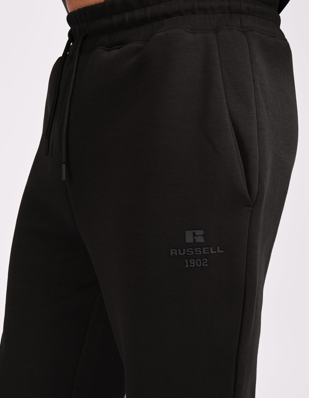 R Tech Leisure Cuffed Men's Trackpant - Black