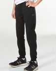 Kid's Unisex Core Cuff Track Pants - Black