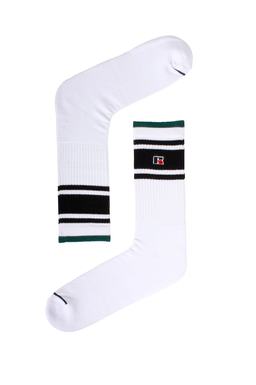 Essential Atlanta Fash Single Socks - White/Black