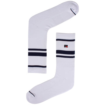 Kentucky Winter Socks - White/Navy